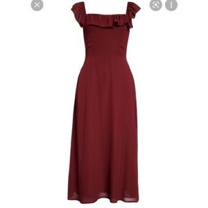 NWT Reformation Plum color Dress size 12